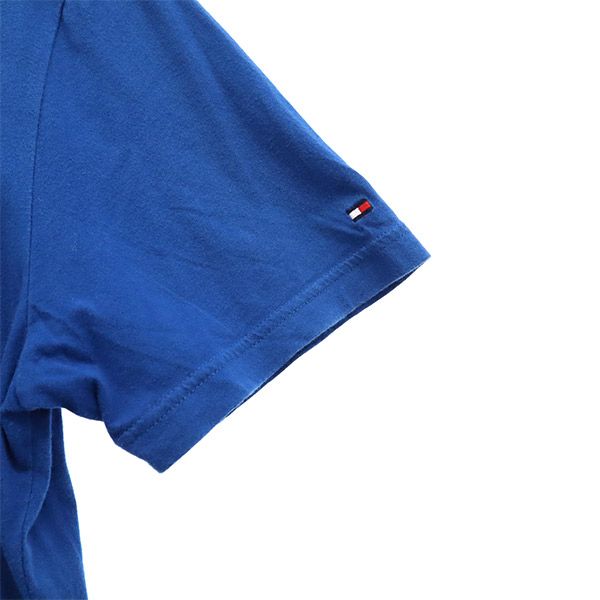 トミーヒルフィガー プリント 半袖 Tシャツ L/G ブルー TOMMY HILFIGER メンズ
