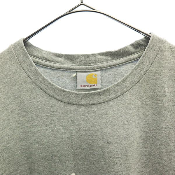 カーハート プリント 半袖 Tシャツ グレー Carhartt メンズ