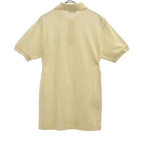シュミーズラコステ ワッペン 半袖 ポロシャツ 3 ホワイト CHEMISE LACOSTE 鹿の子 メンズ