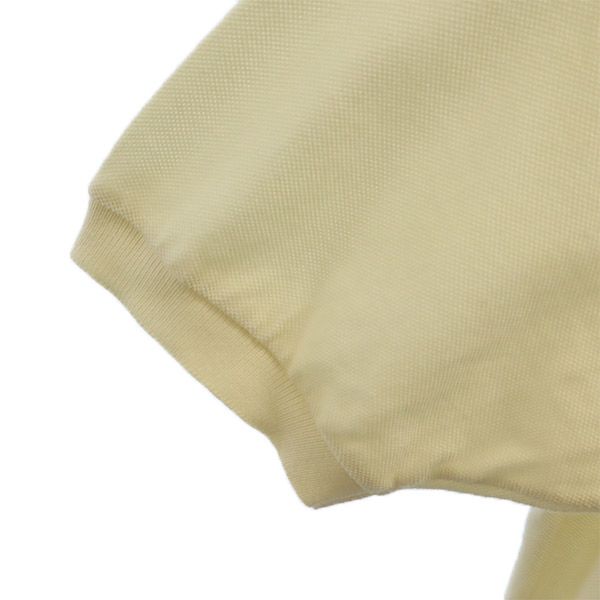 シュミーズラコステ ワッペン 半袖 ポロシャツ 3 ホワイト CHEMISE LACOSTE 鹿の子 メンズ