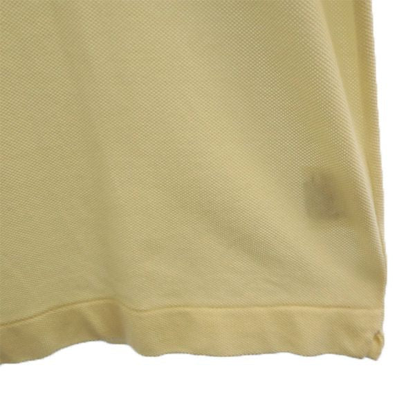 シュミーズラコステ ワッペン 半袖 ポロシャツ 3 ホワイト CHEMISE LACOSTE 鹿の子 メンズ