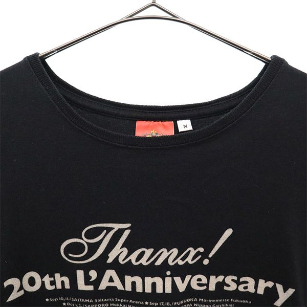 L'Arc〜en〜Ciel ラルクアンシエル Tシャツ L'Arc～en～Ciel黒旧ロゴTシャツSサイズ25周年ラニバLIVEラルク