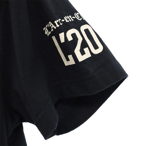 ラルクアンシエル 20周年 ツアー プリント 半袖 Tシャツ M ブラック L'Arc～en～Ciel バンT メンズ