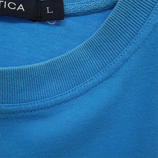 ノーティカ 半袖 Tシャツ L ブルー NAUTICA メンズ
