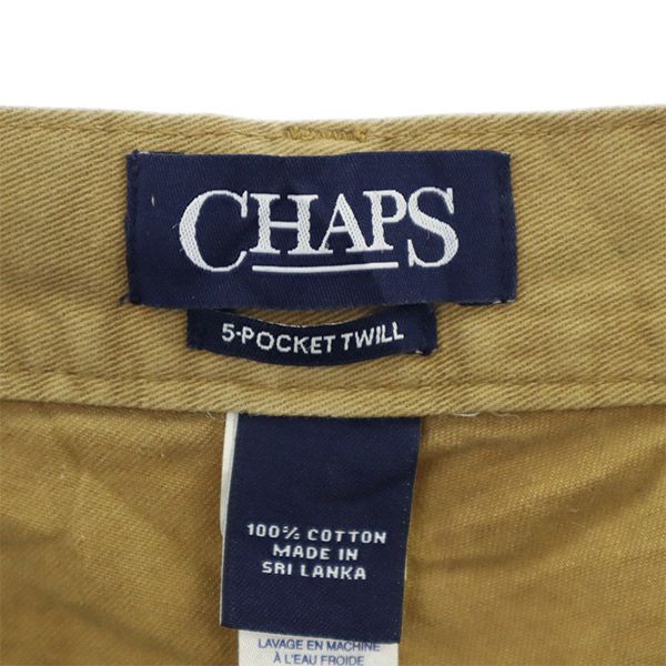 チャップス チノパンツ W34 ベージュ系 CHAPS 5ポケット メンズ