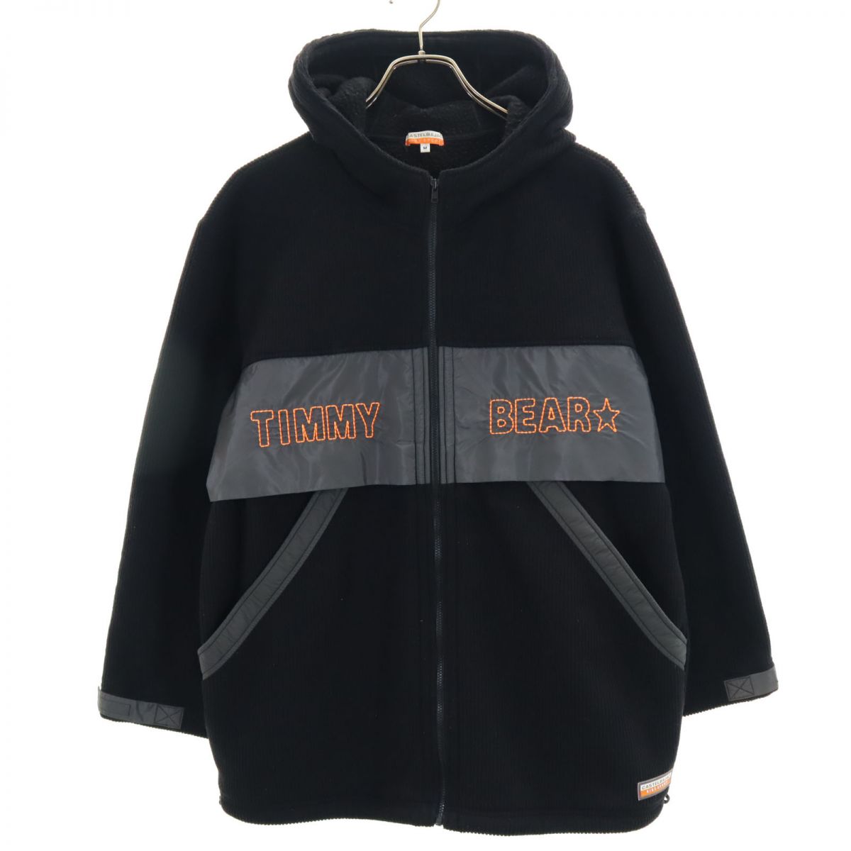 CASTELBAJAC KIDS SPORT カステルバジャック キッズスポーツ 長袖 コーデュロイ ジップパーカー M ブラック系 キッズ