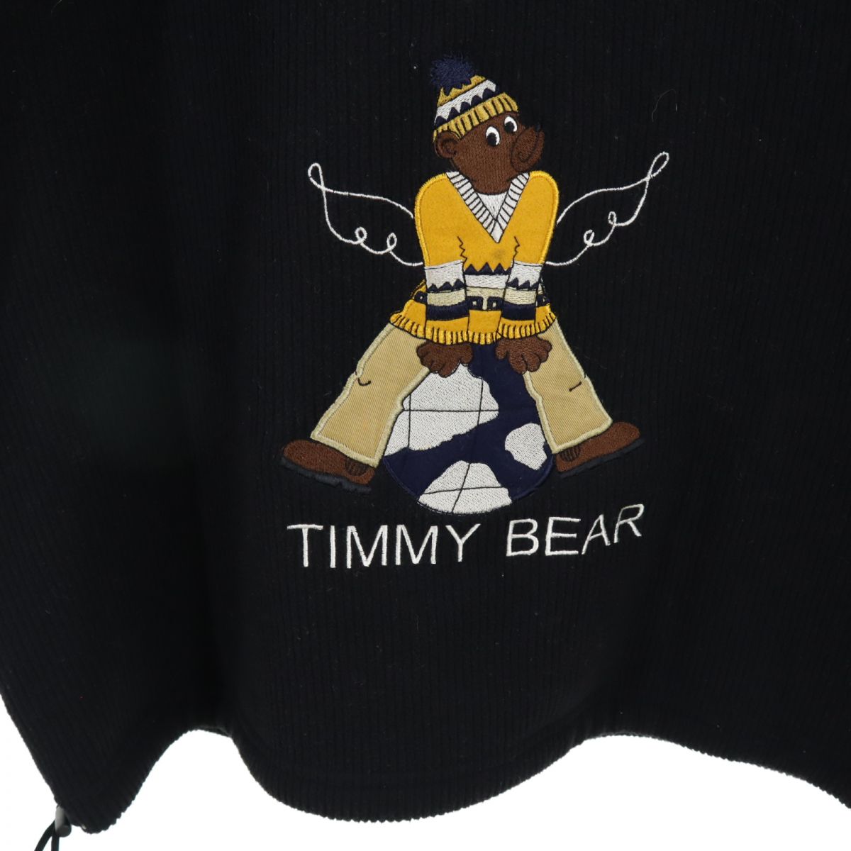 CASTELBAJAC KIDS SPORT カステルバジャック キッズスポーツ 長袖 コーデュロイ ジップパーカー M ブラック系 キッズ