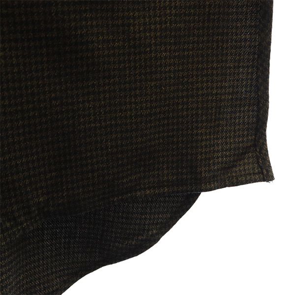 ティーマイケル 総柄 ウールコート 48 ブラウン T.MICHAEL メンズ