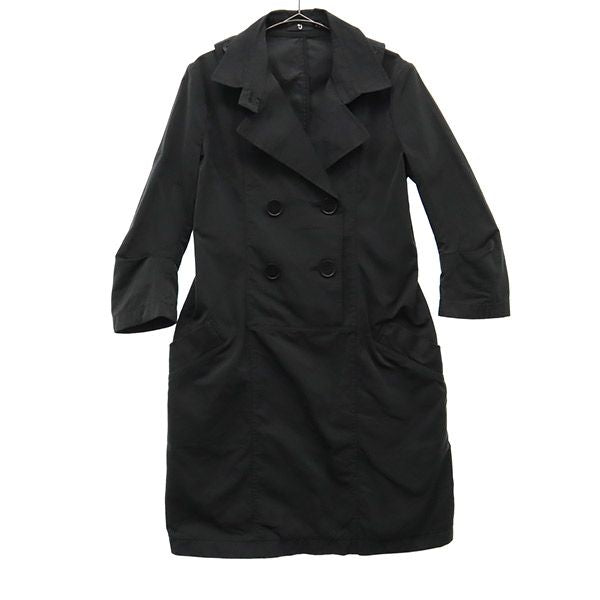 UNIQLO ユニクロ プラスジェイ コラボ ダブルブレスト トレンチコート M ブラック #NAME? レディース