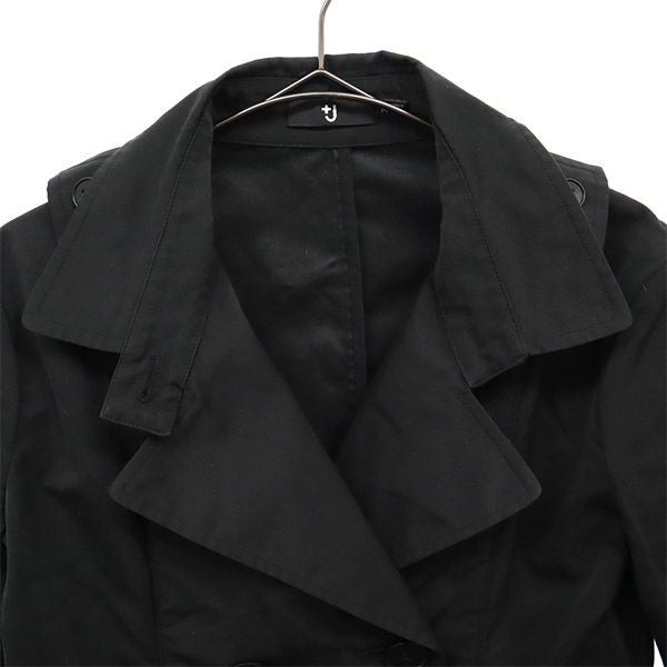 UNIQLO ユニクロ プラスジェイ コラボ ダブルブレスト トレンチコート M ブラック #NAME? レディース