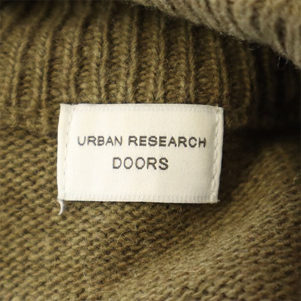 アーバンリサーチドアーズ 長袖 ニット ロングワンピース One ブラウン URBAN RESEARCH DOORS レディース