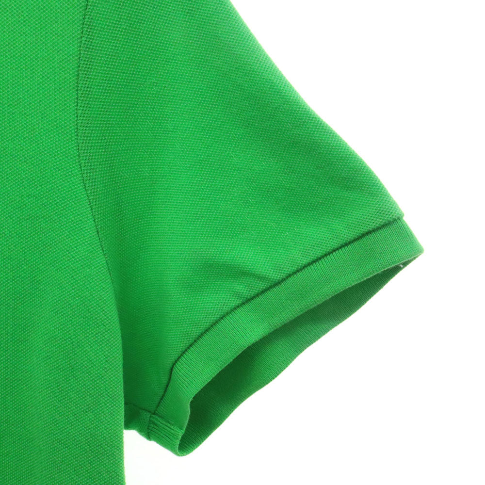 ラルフローレン ロゴビーズ 半袖 ポロシャツ 7f グリーン RALPH LAUREN 鹿の子地 レディース