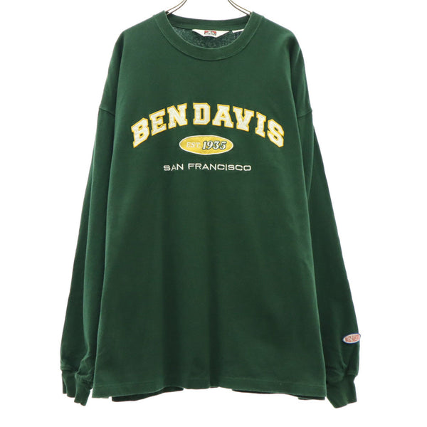 ベンデイビス 長袖 Tシャツ XL グリーン BEN DAVIS ロンT メンズ