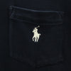 ポロラルフローレン 長袖 ポケット付 Tシャツ M ネイビー POLO RALPH LAUREN ロンT ポケT カスタムスリムフィット メンズ