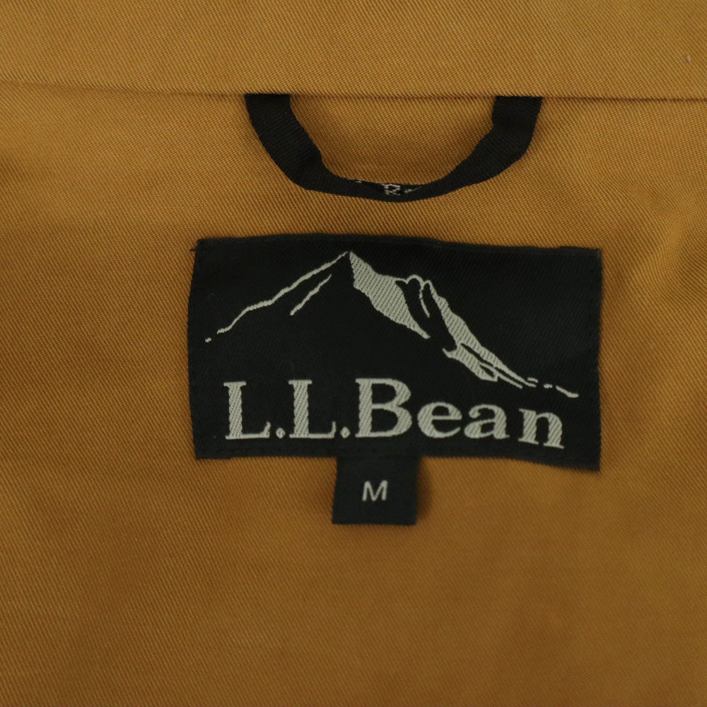 エルエルビーン マウンテンジャケット M キャメル L.L.Bean ブランドロゴ フラップポケット ドローコード付き アウトドア メンズ