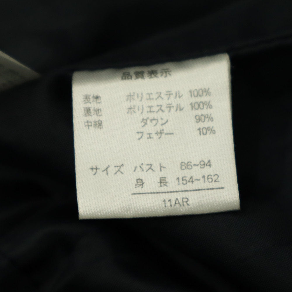 バーニーズニューヨーク ダウンジャケット 11AR ブラウン BARNEYS NEWYORK ハイネック レディース