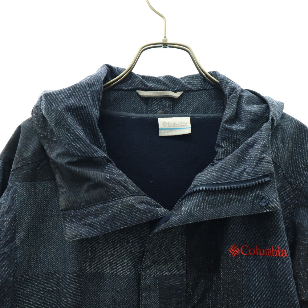 コロンビア PM4426 アウトドアジャケット M ネイビー Columbia ジャクソンヒルパターン インナー付 メンズ