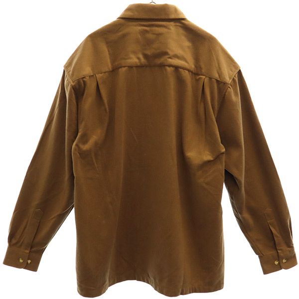WAREHOUSE ウエアハウス 長袖 シャツ L ブラウン メンズ