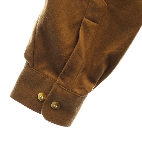 WAREHOUSE ウエアハウス 長袖 シャツ L ブラウン メンズ