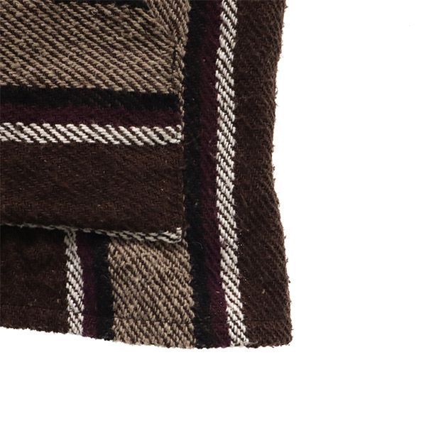 MOLINA モリーナ 総柄 長袖 メキシカン パーカー 42 ブラウン系 プルオーバー メンズ