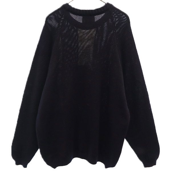 トラサルディ ジーンズ ウール 刺繍柄 長袖 セーター M ニット メンズ