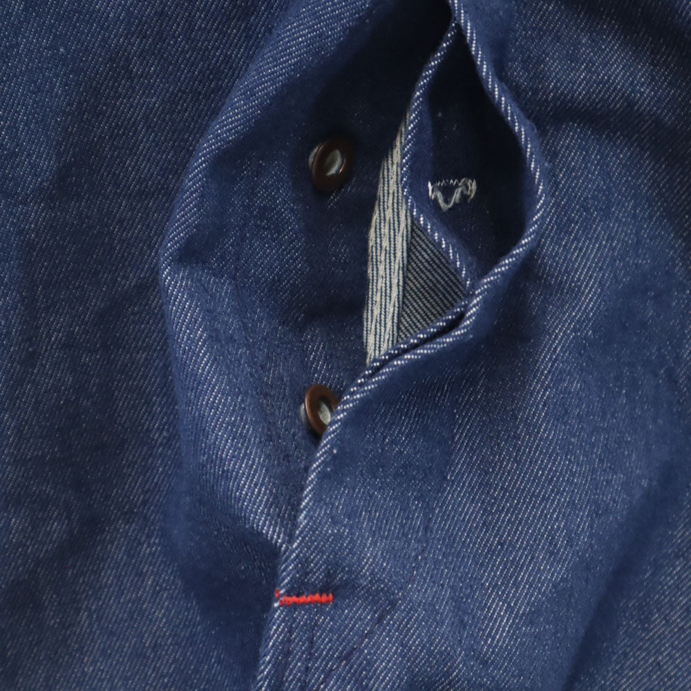 モンゴメリーワールド 70s 80s USA製 ヴィンテージ デニム オーバーオール W38 ネイビー MONTGOMERY WARD
 メンズ