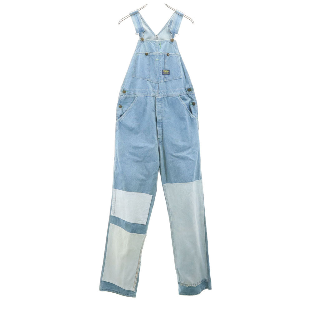 OSHKOSH オシュコシュ 80s USA製 ヴィンテージ 42タロン リメイク デニム オーバーオール W32 メンズ