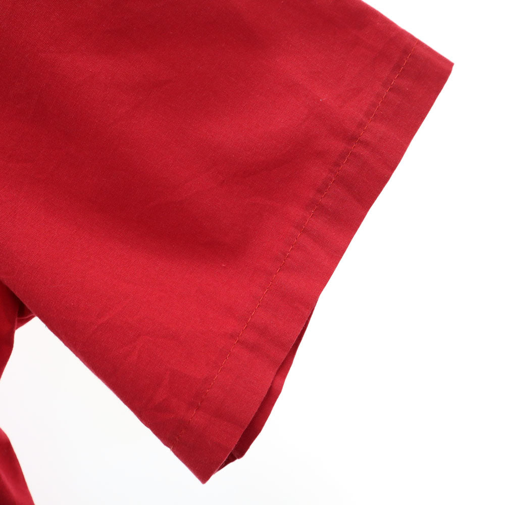 ディッキーズ シュラインクラブ フリーメイソン バック刺繍 半袖 つなぎ レッド Dickies 作業服 作業着 メンズ