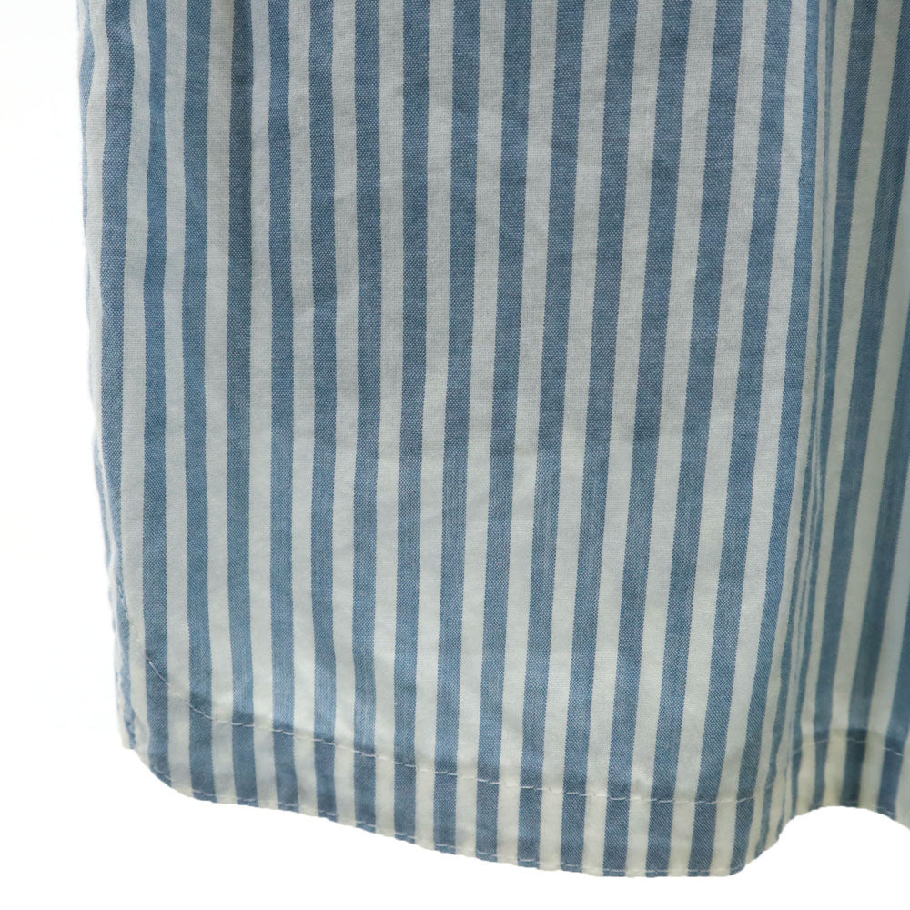 MARC BY MARC JACOBS マークバイマークジェイコブス ストライプ 半袖 オールインワン 4 ブルー系 レディース