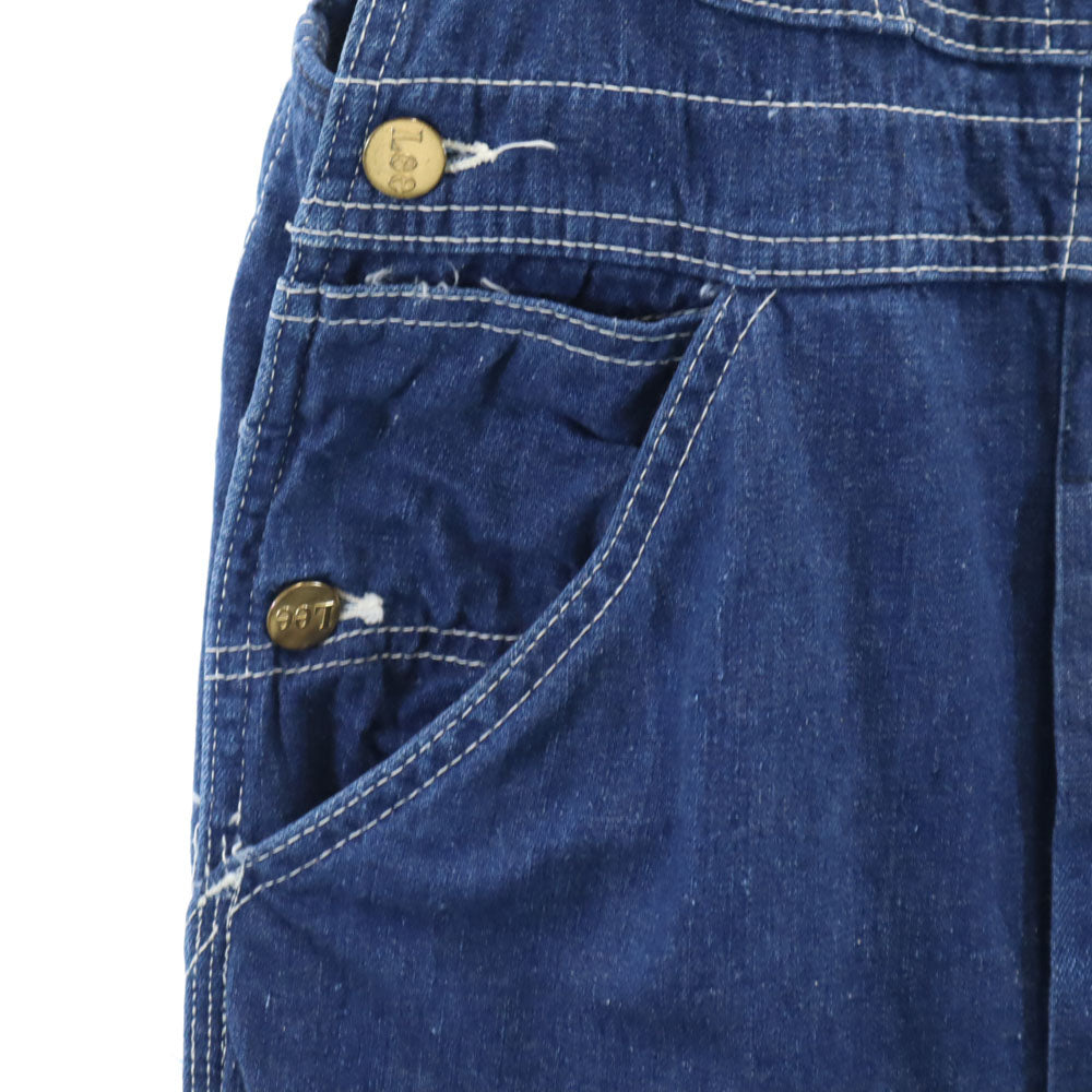 Lee リー 80s USA製 ヴィンテージ デニム オーバーオール ボタンフライ メンズ