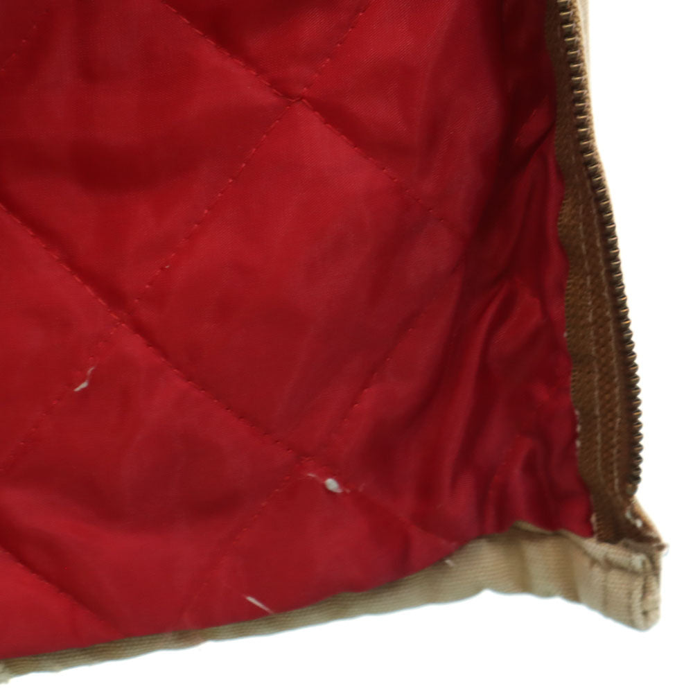 カーハート 90s オールド オーバーオール ベージュ系 Carhartt 裏キルティング メンズ