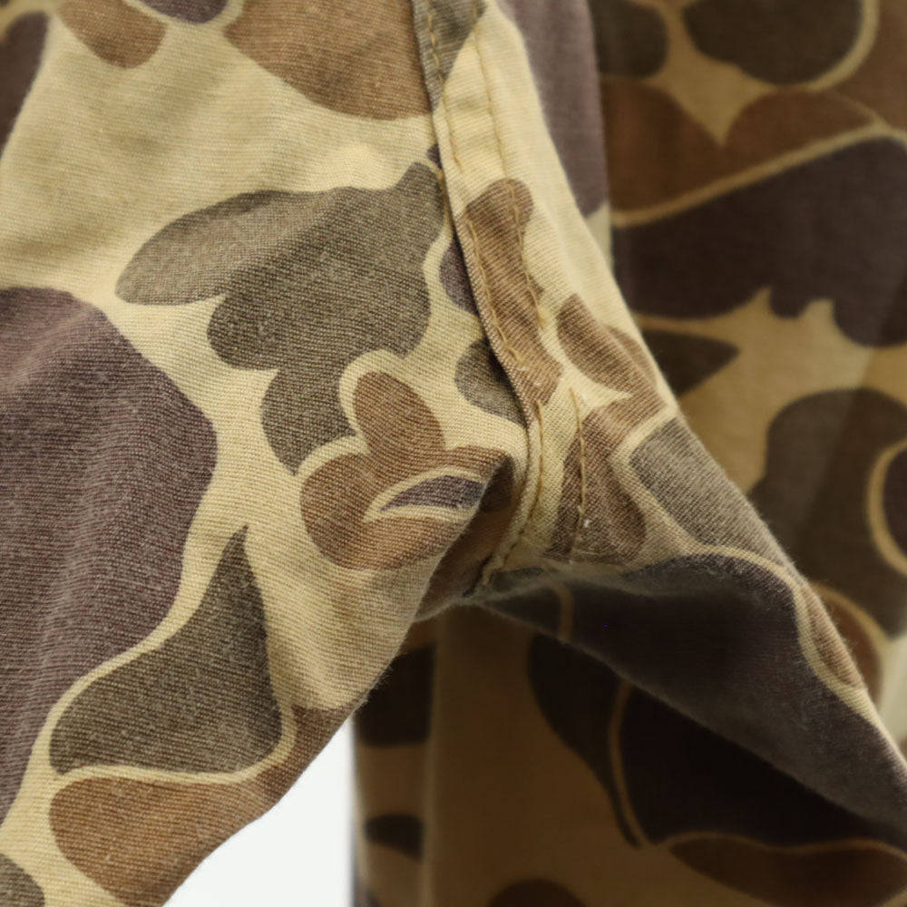 Sears シアーズ 60s 70s ダックハンターカモ 長袖 つなぎ ベージュ オールインワン 迷彩 TALONジップ オールド ヴィンテージ メンズ