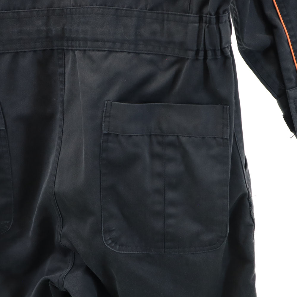 HARLEY DAVIDSON ハーレーダビッドソン 日本製 作業 メカニック 長袖 つなぎ M チャコールグレー オールインワン メンズ