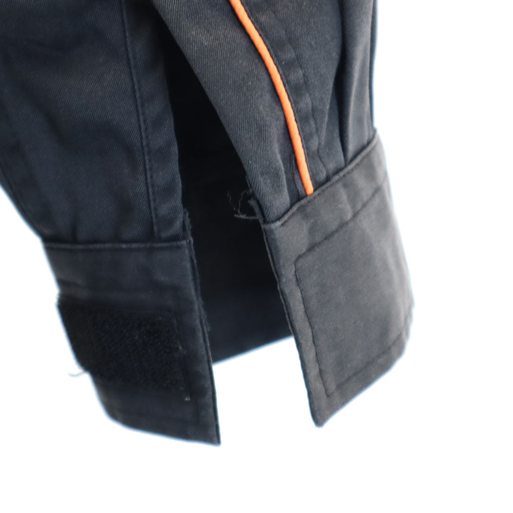 HARLEY DAVIDSON ハーレーダビッドソン 日本製 作業 メカニック 長袖 つなぎ M チャコールグレー オールインワン メンズ