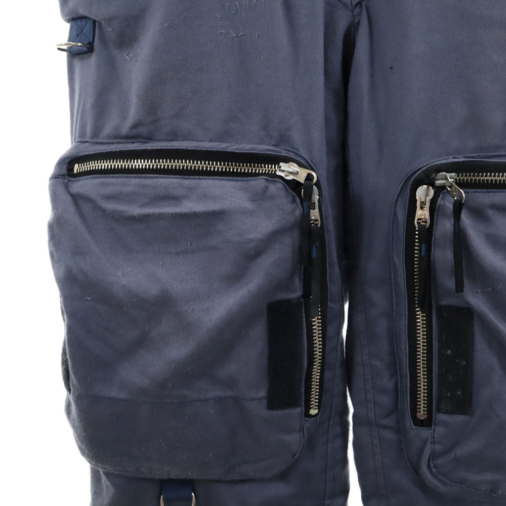 OLD オールド ワーク オーバーオール グレー系 中綿入り メンズ