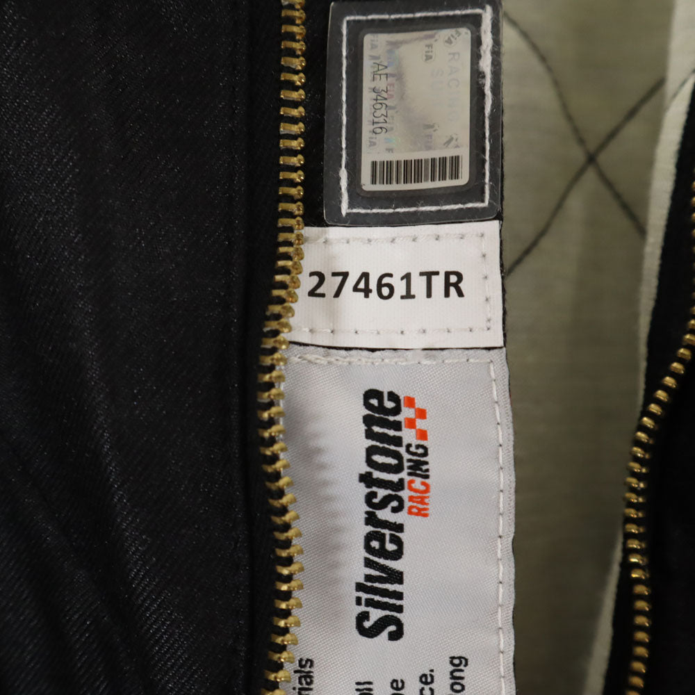 シルバーストーン 長袖 レーシングスーツ つなぎ XL ブラック SILVER STONE オールインワン キルティング メンズ