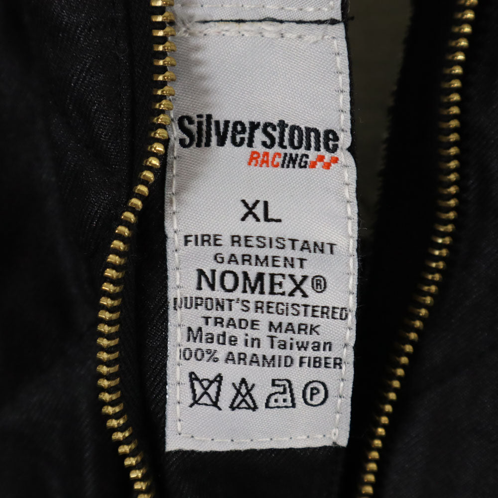 シルバーストーン 長袖 レーシングスーツ つなぎ XL ブラック SILVER STONE オールインワン キルティング メンズ
