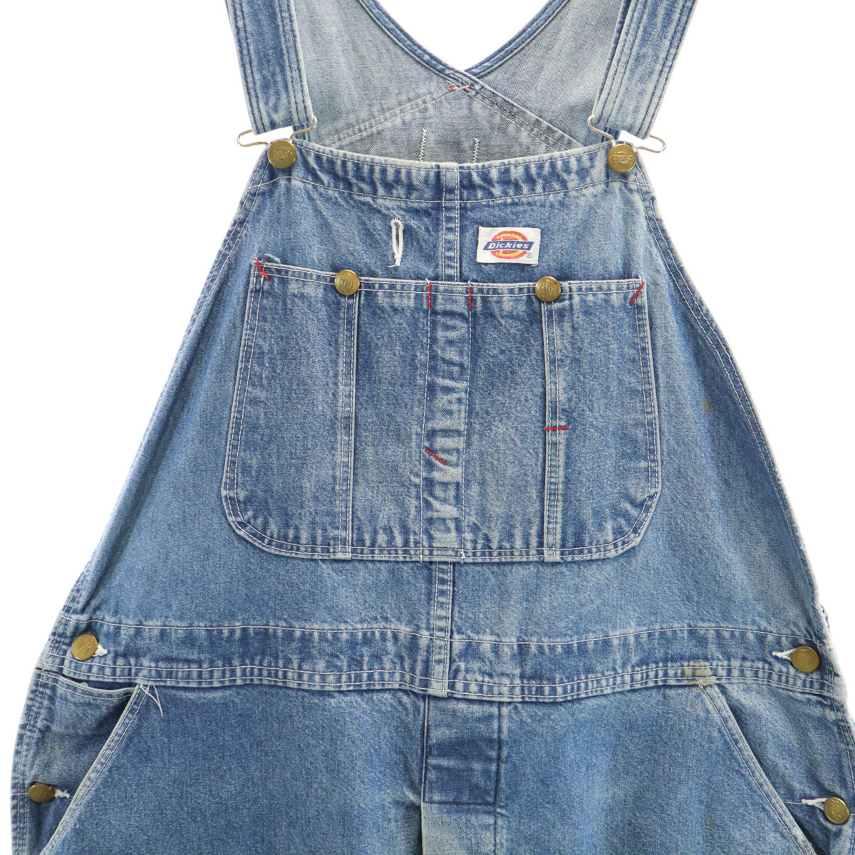 Dickies ディッキーズ 80s ヴィンテージ デニム オーバーオール W42 ウォッシュブルー ペインター メンズ