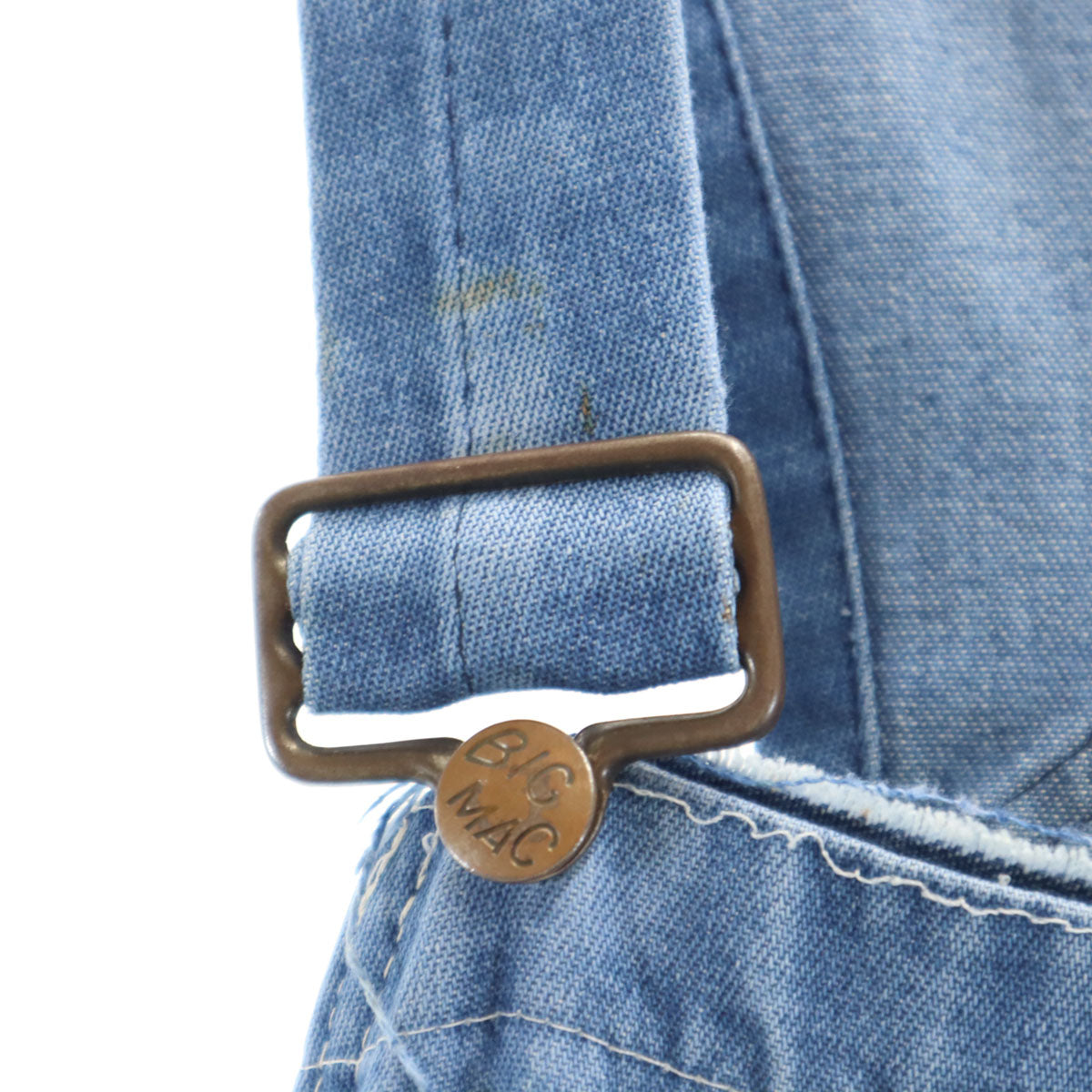 BIG MAC ビッグマック 70s USA製 ヴィンテージ デニム オーバーオール ウォッシュブルー ペインター メンズ