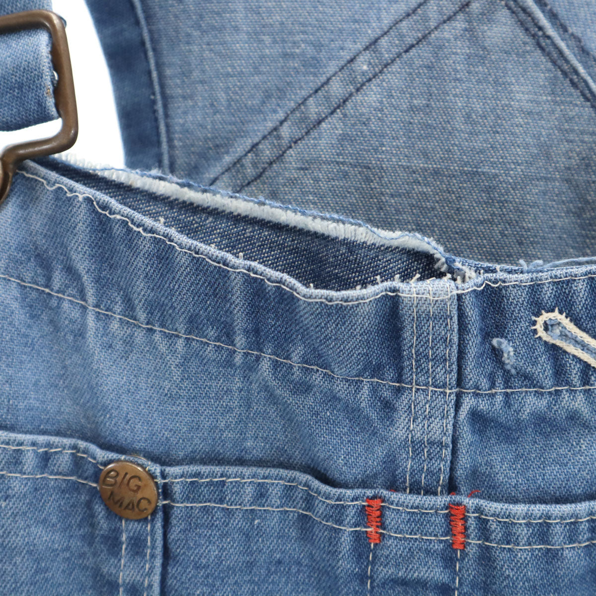 BIG MAC ビッグマック 70s USA製 ヴィンテージ デニム オーバーオール ウォッシュブルー ペインター メンズ
