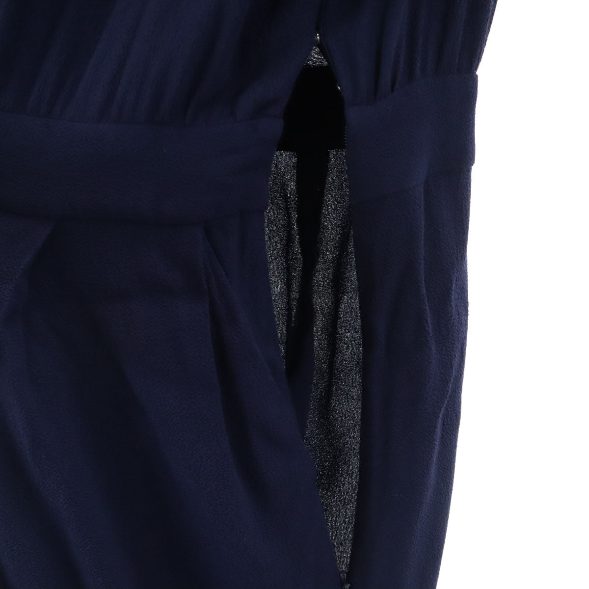 未使用 DIANE VON FURSTENBERG ダイアンフォンファステンバーグ ドルマンスリーブ オールインワン 0 ネイビー つなぎ レディース