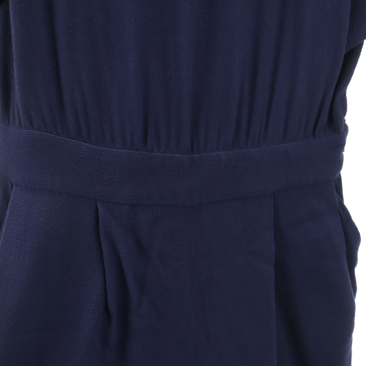 未使用 DIANE VON FURSTENBERG ダイアンフォンファステンバーグ ドルマンスリーブ オールインワン 0 ネイビー つなぎ レディース