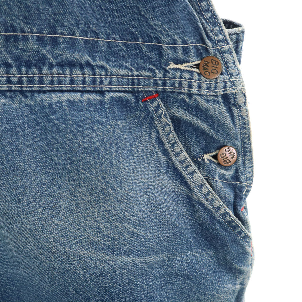 BIG MAC ビッグマック 80s ヴィンテージ デニム オーバーオール ブルー メンズ