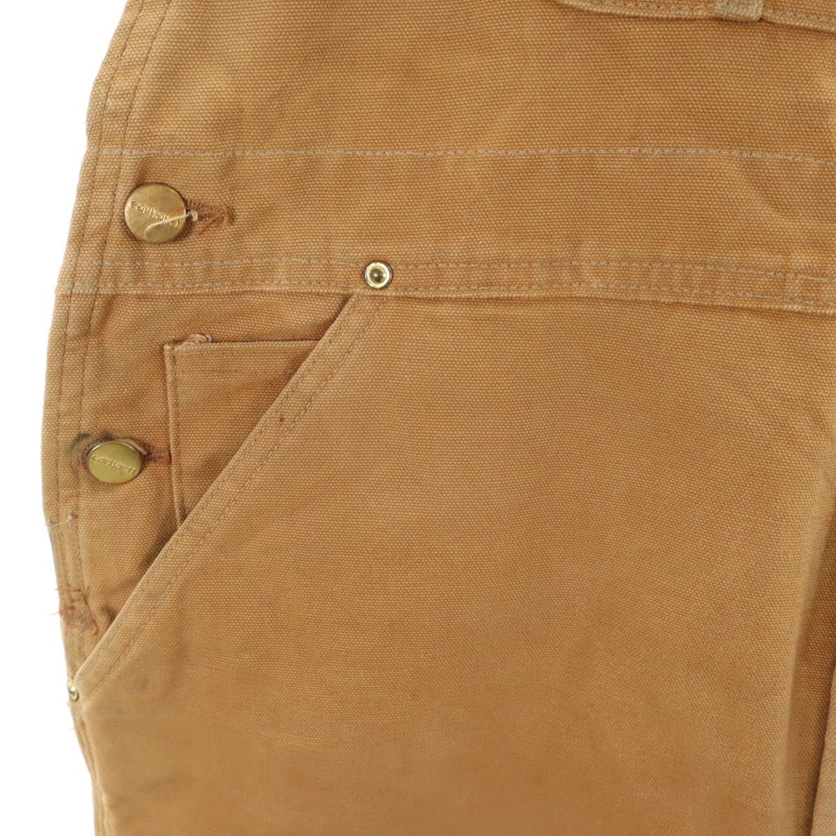 Carhartt カーハート 80s ヴィンテージ オーバーオール w38 ブラウン系 メンズ