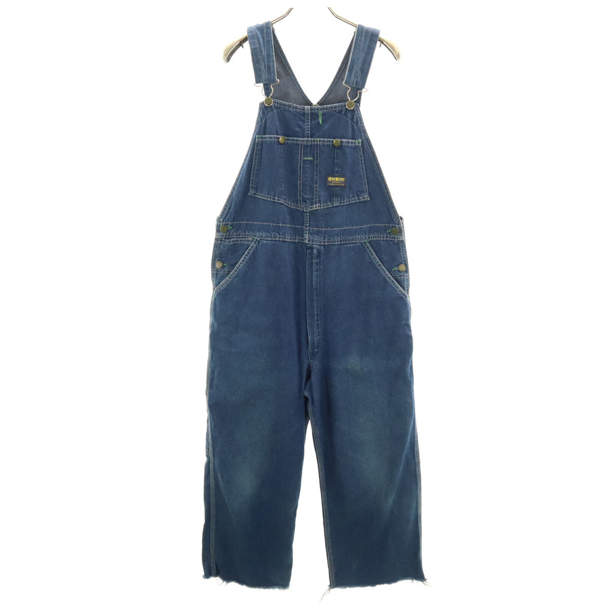 OSHKOSH オシュコシュ 80s ヴィンテージ USA製 デニム オーバーオール w34 ブルー系 レディース