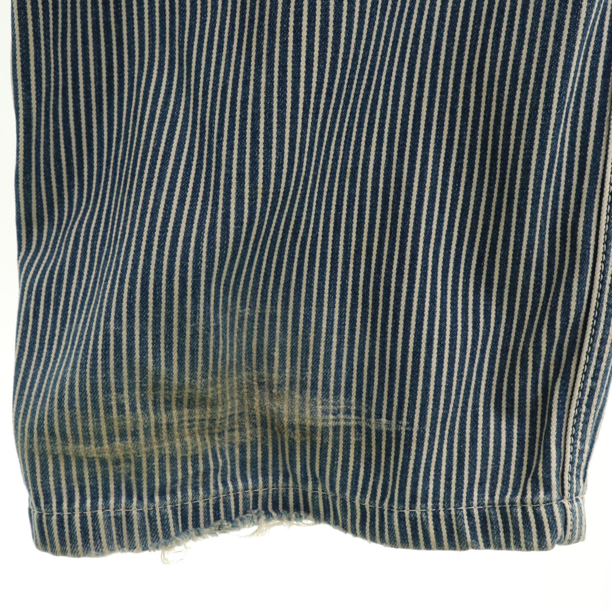 BIG JOHN ビッグジョン ヒッコリー オーバーオール ネイビー系 レディース