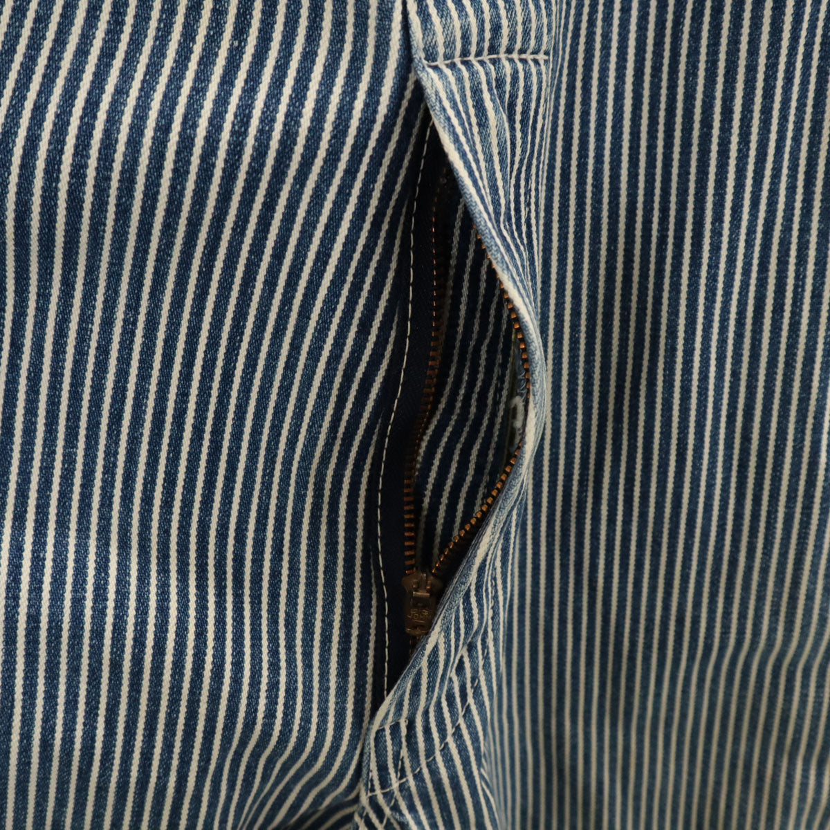 BIG JOHN ビッグジョン ヒッコリー オーバーオール ネイビー系 レディース