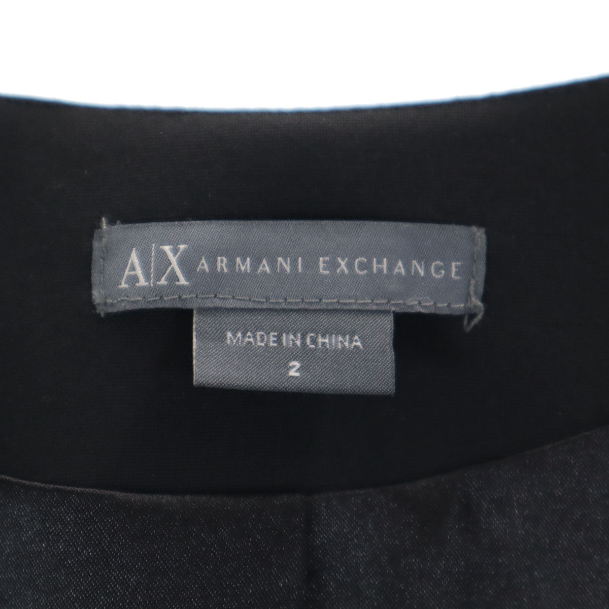 ARMANI EXCHANGE アルマーニエクスチェンジ ベスト ノースリーブ オールインワン 2 黒系 レディース