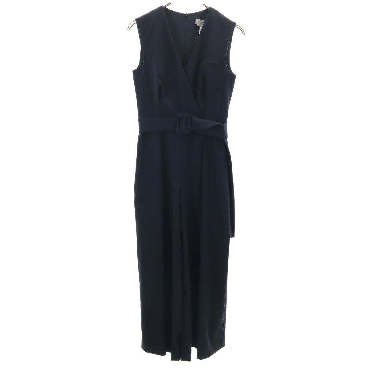 SPORTMAX スポーツマックス イタリア製 ノースリーブ オールインワン 34 ネイビー レディース