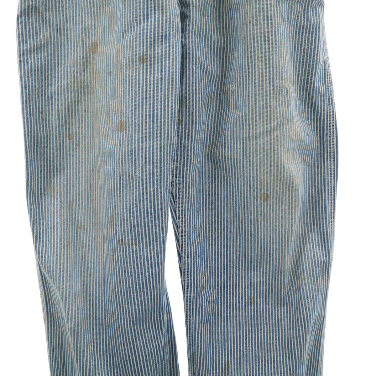 BIG BEN ビッグベン 80s USA製 ヴィンテージ ヒッコリー オーバーオール W34 ネイビー系 BY WRANGLER メンズ